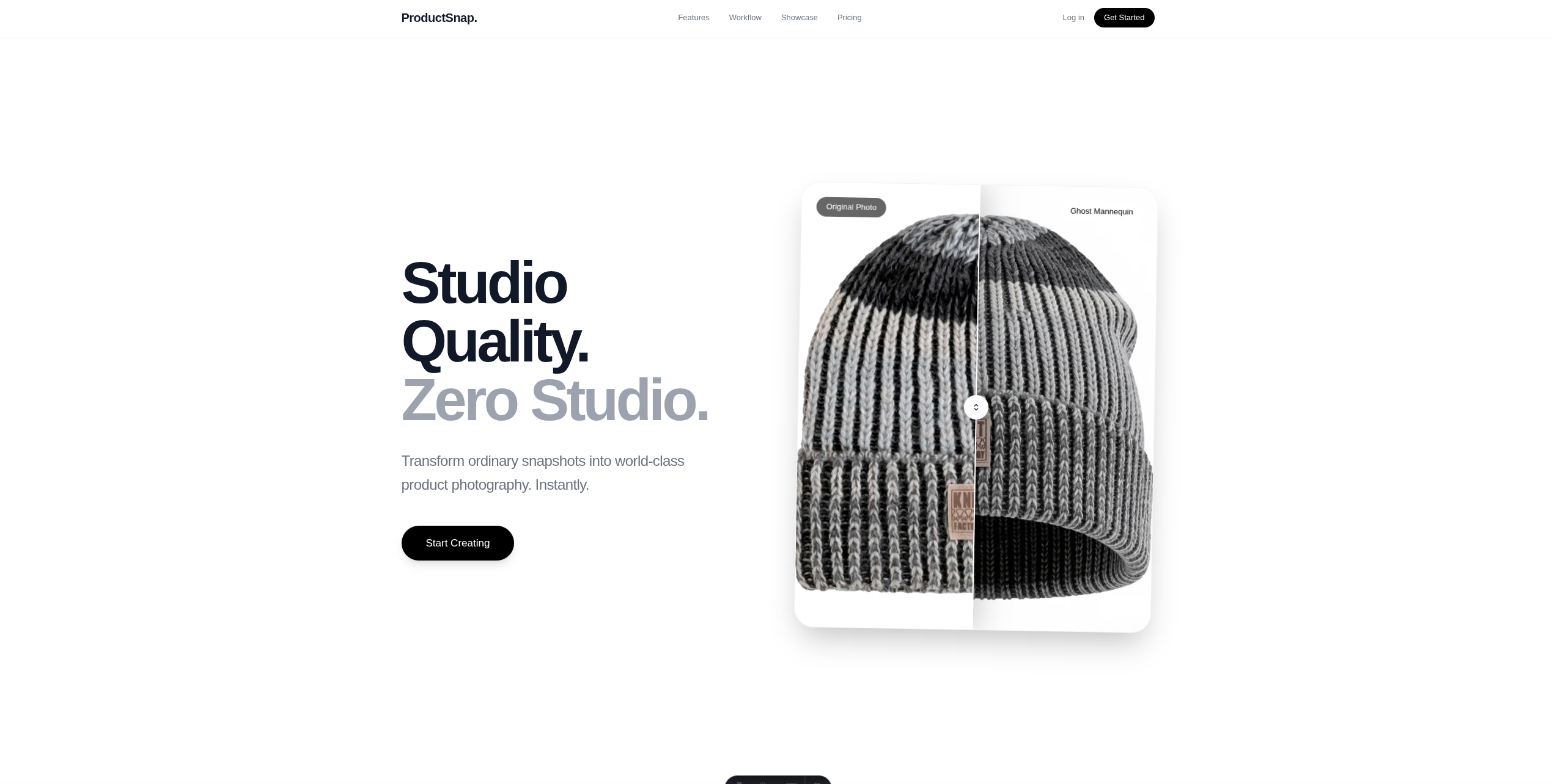 ProductSnap Interface 1